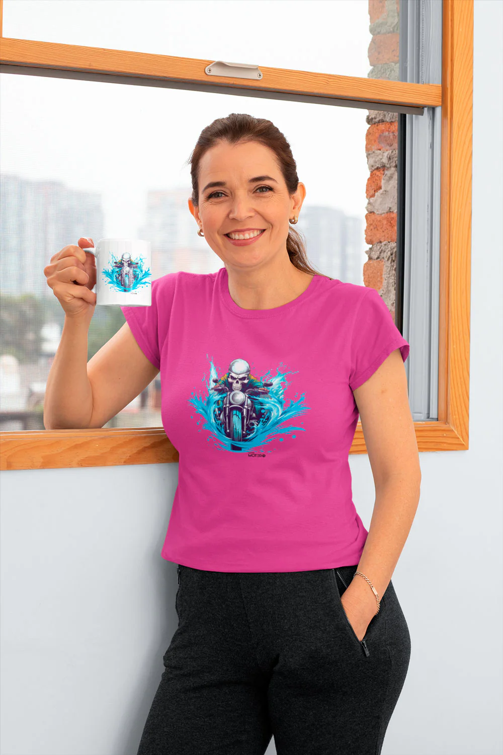 Playera algodón para mujer diseño 124 - Imagen 4
