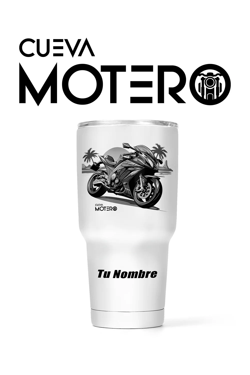Termo tipo viajero de acero doble con capacidad de 20 oz Diseño 162 - Imagen 2